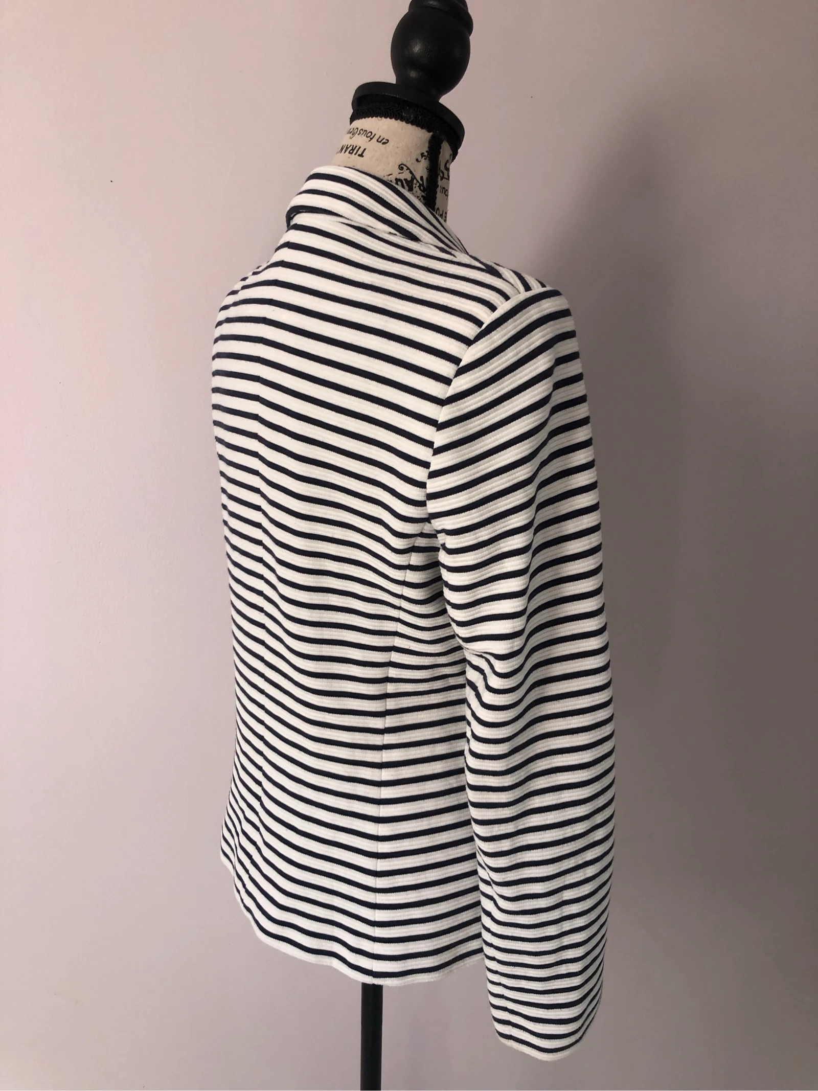 💙 Blazer a rayas azul marino y blanco – Camaïeu – Tamaño estimado S/M – Muy buen estado – photo 6